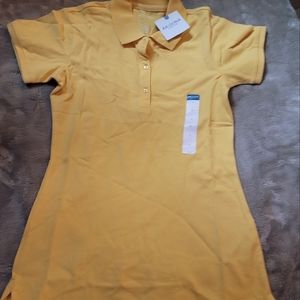 🔴 NWT. Arizona collar shirt. Yellow. Size small. 🔴